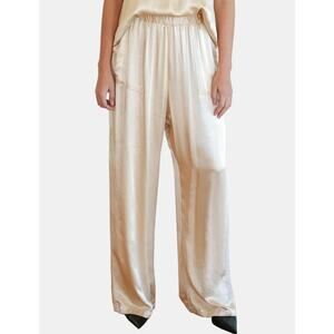 STARK X NEW Garson Pant Paper Bag Elastic Waist and Front Pockets Size M